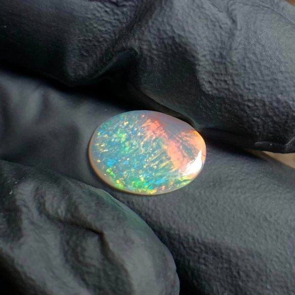 Limited Trio Pattern Horca Brazilian Polished Opal Collectible Showpiece - Picture 6 of 6